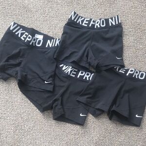 Nike Pro Black Shorts Collection